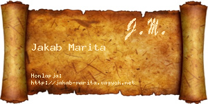 Jakab Marita névjegykártya